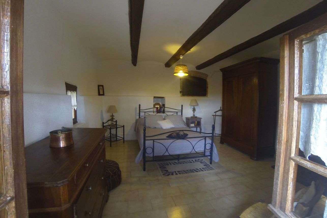 The bedroom at the ground floor (140 cm bed)